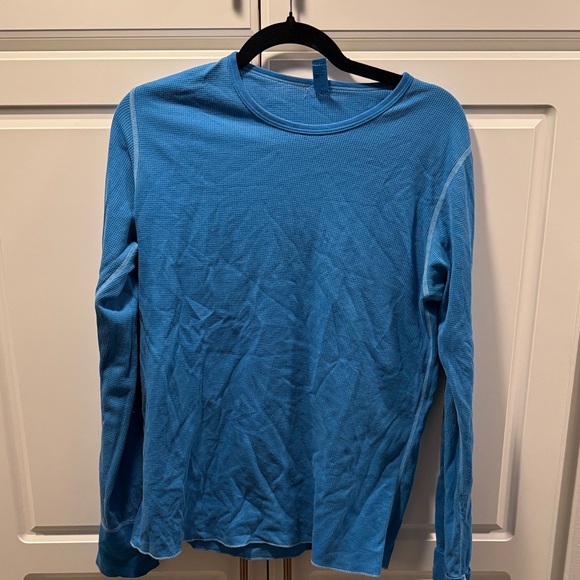 American Apparel Tops - American Apparel Blue Long Sleeve Shirt Sz L